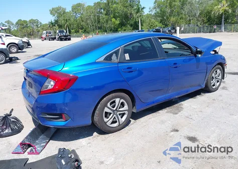 2018 Honda Civic Lx из США, поврежденный, VIN 19XFC2F54JE027744